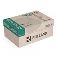 12x18 50# White Rolland Hitech  Smooth Text 